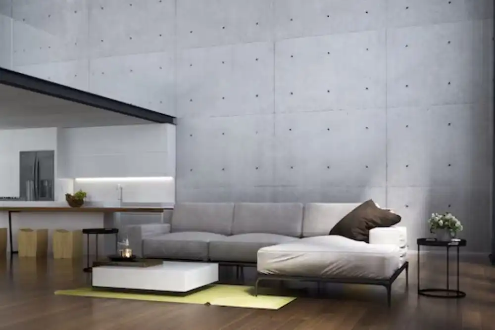 móveis-estilo-industrial-parede-lisa-cimento